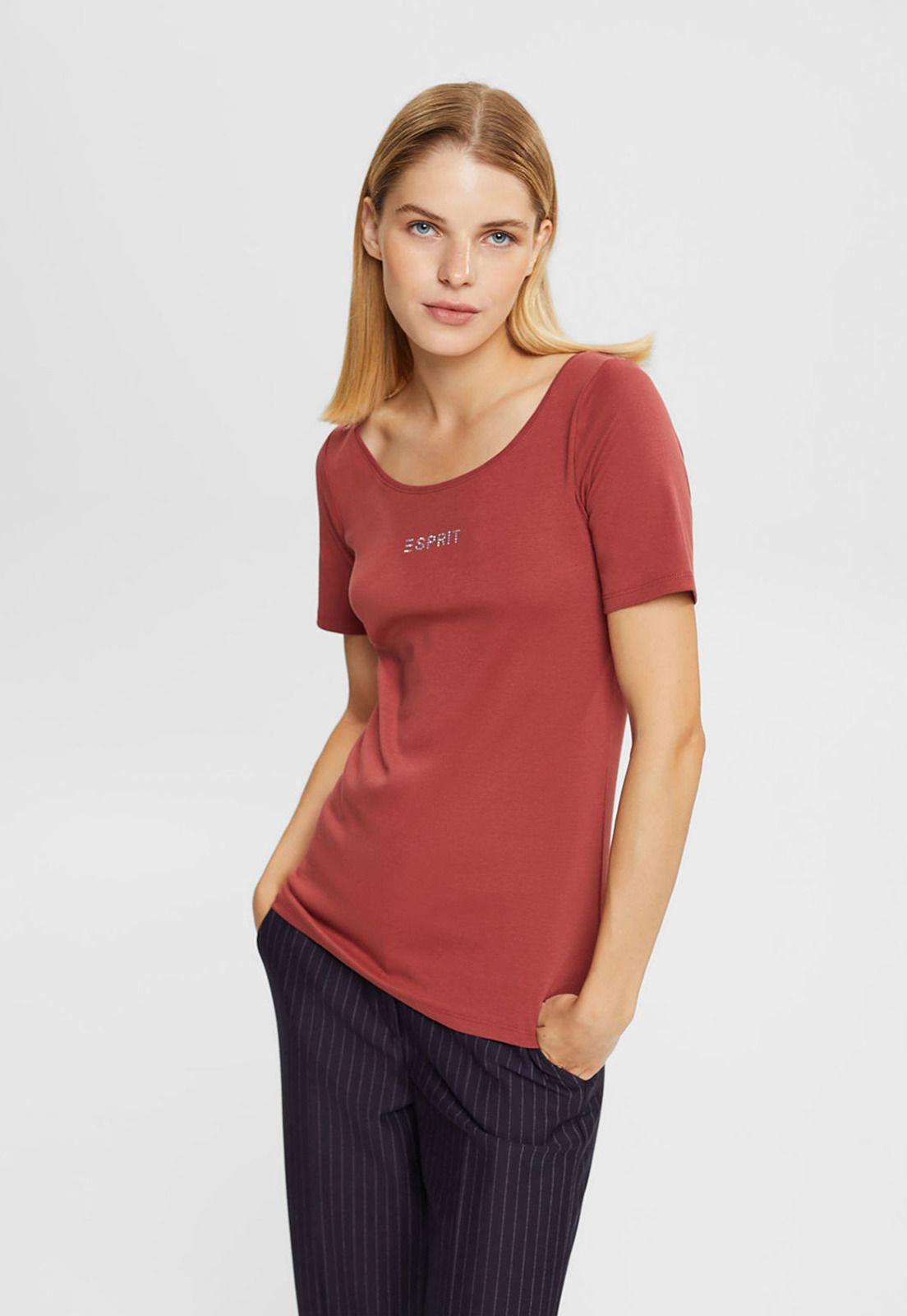 Polera De Manga Corta Mujer Esprit 992EE1K379-0