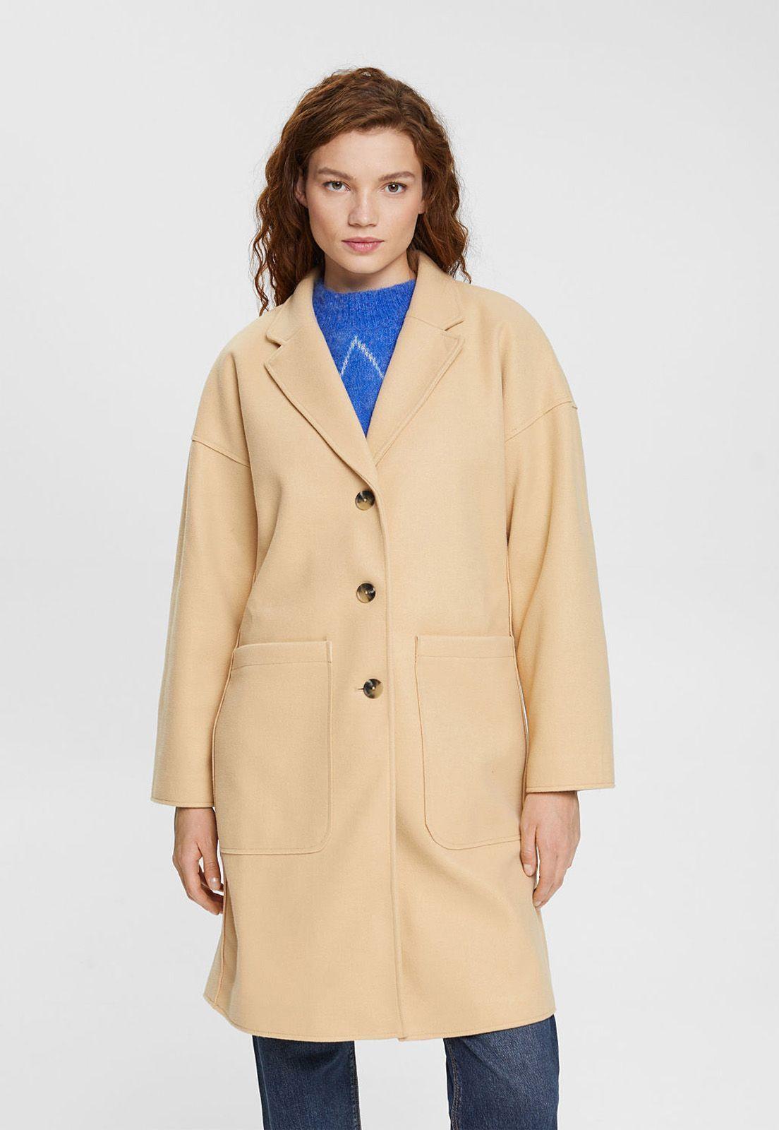 Abrigo Estilo Oversize Mujer Esprit-0