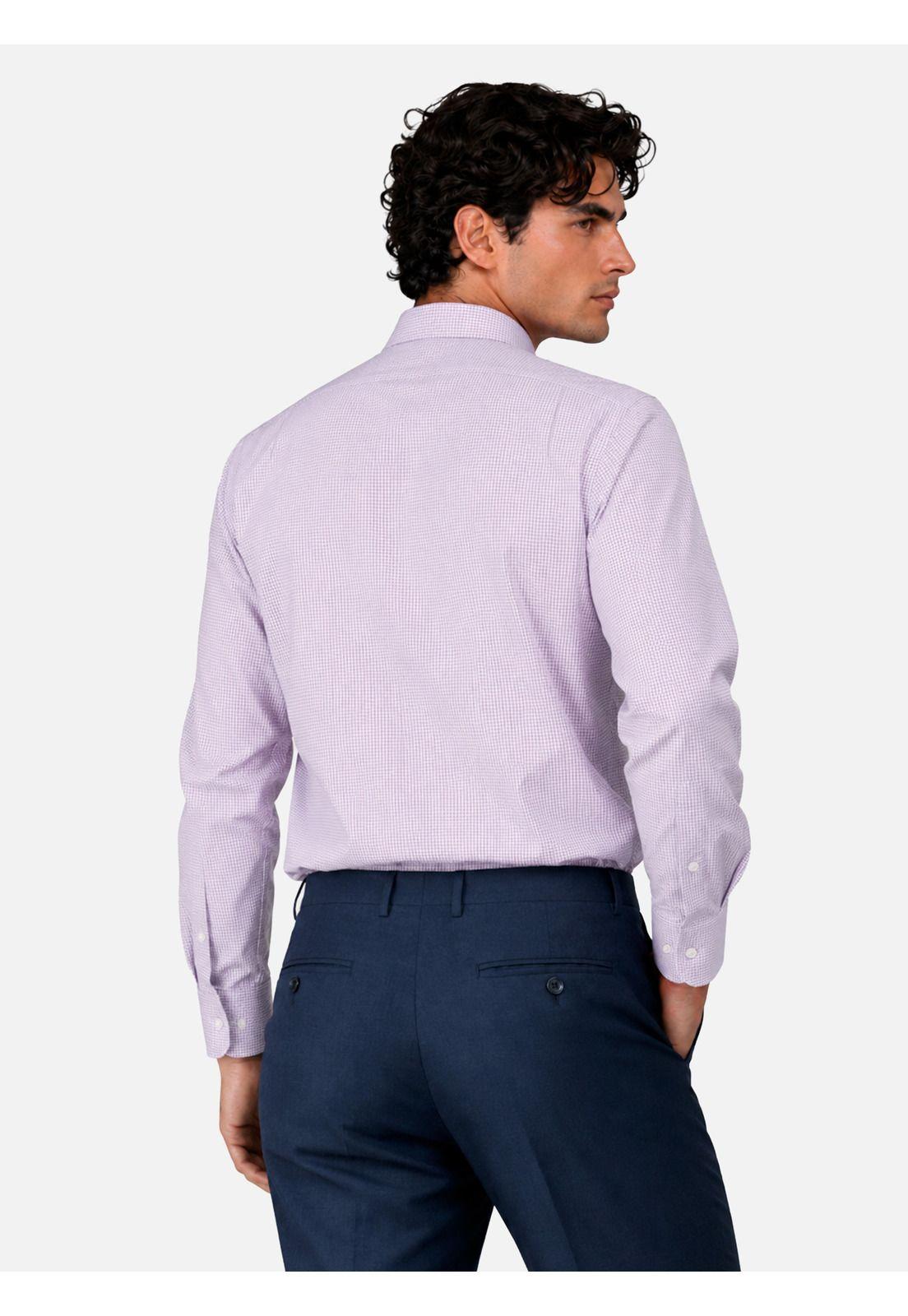 Camisa Formal Cuadros Tailored Fit Rosado Arrow ARM0630RD-2
