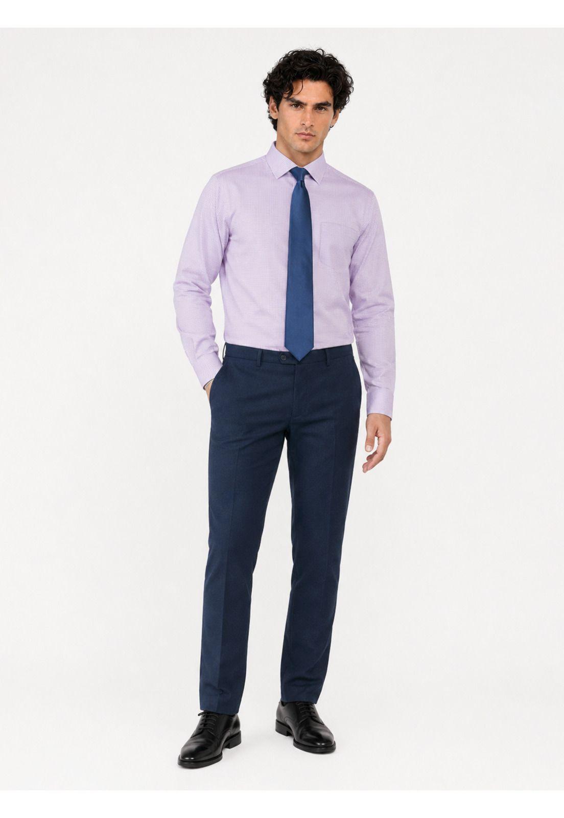 Camisa Formal Cuadros Tailored Fit Rosado Arrow ARM0630RD-4