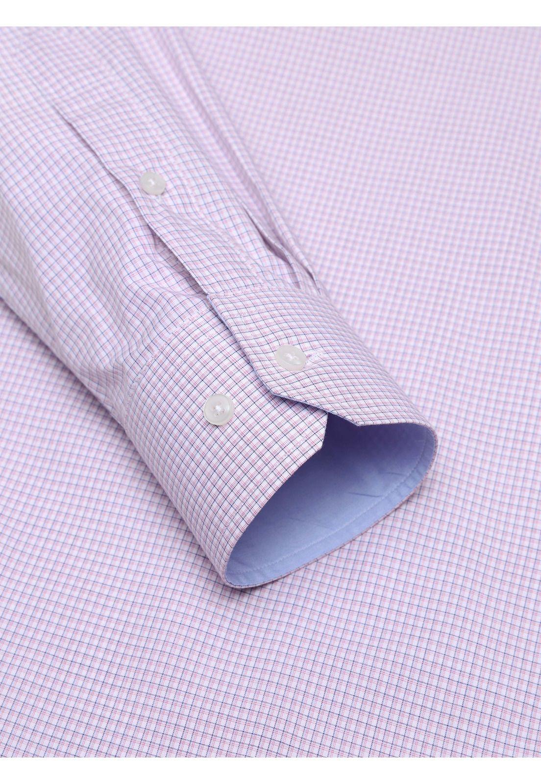 Camisa Formal Cuadros Tailored Fit Rosado Arrow ARM0630RD-5