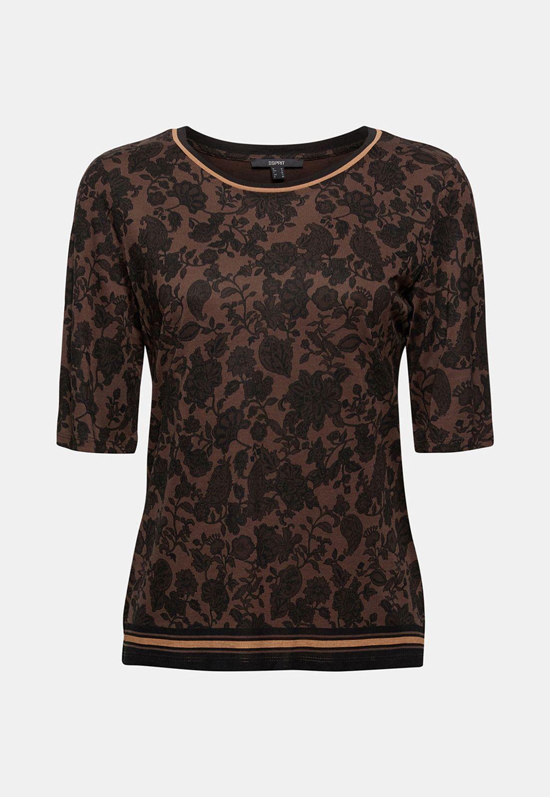 Polera Con Estampado De Flores Esprit invierno-3