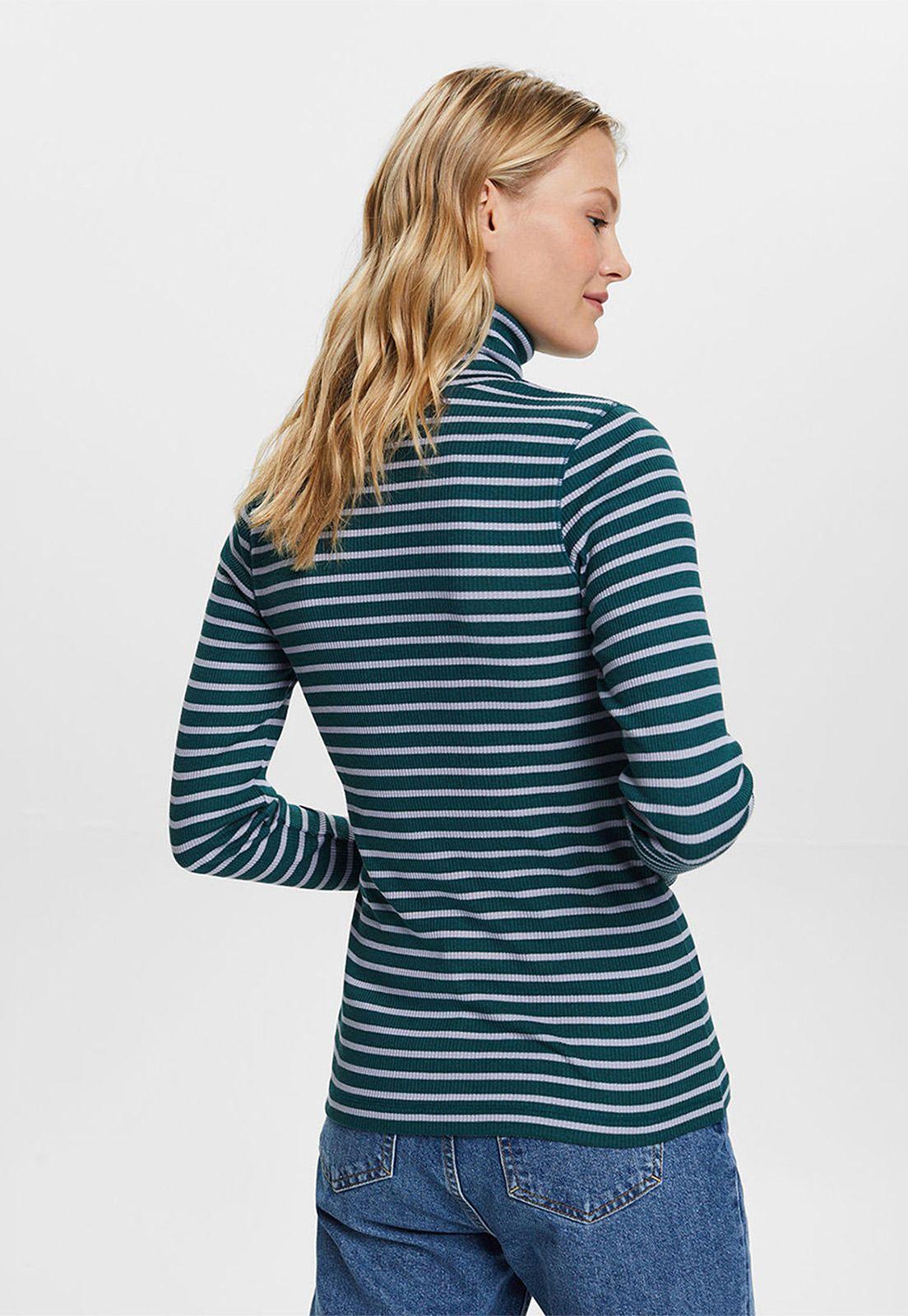Polera Con Cuello Alto Mujer Esprit 103EE1K311-1
