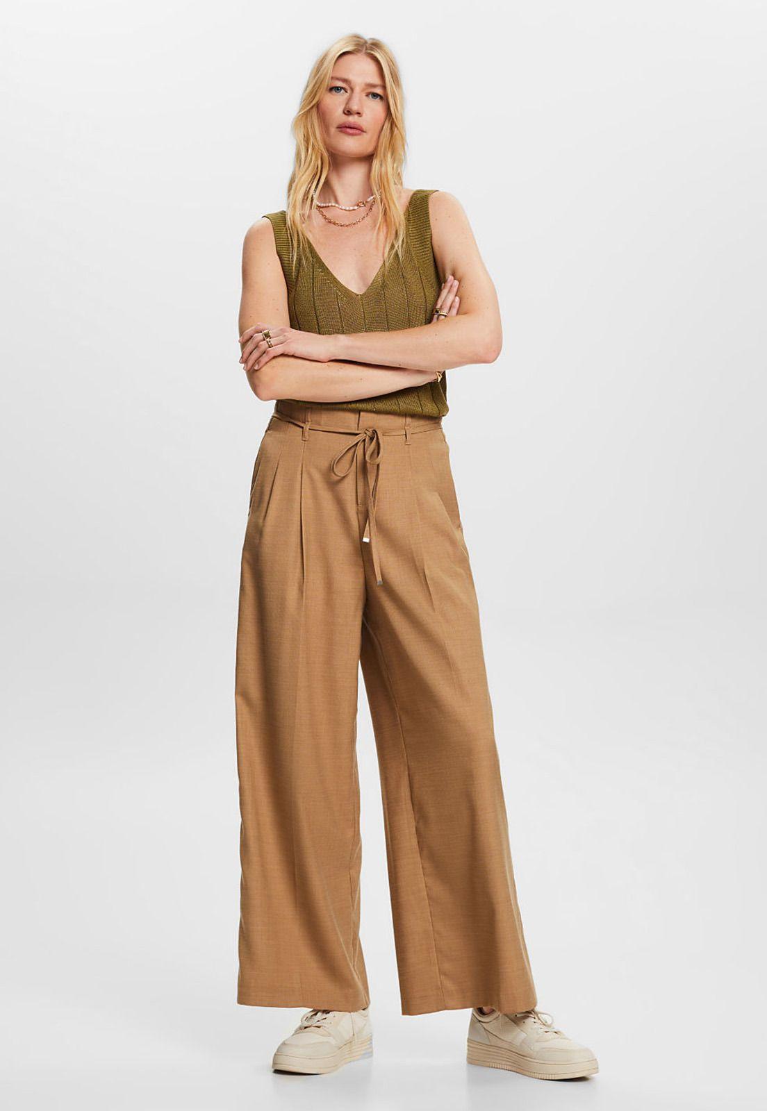 Polera De Punto Escote En V Con Tirantes Mujer Esprit-2