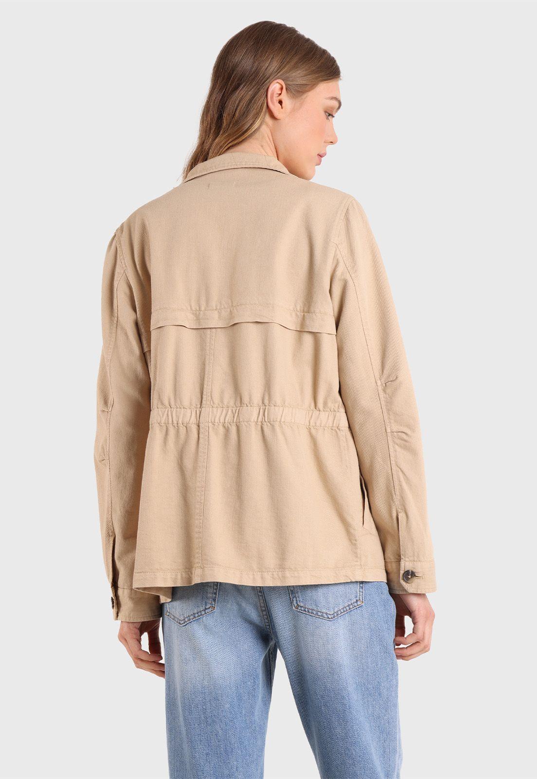 Chaqueta De Estilo Militar Mujer Esprit-1