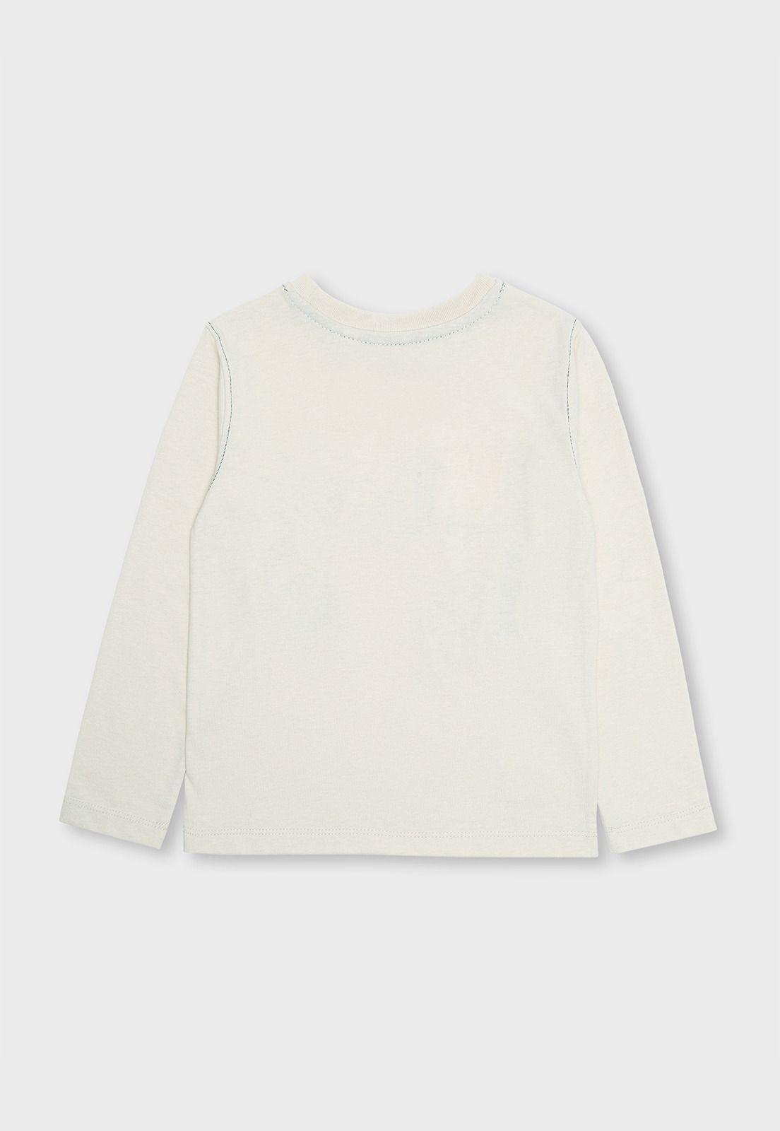 Polera De Manga Larga Niño Osito-1