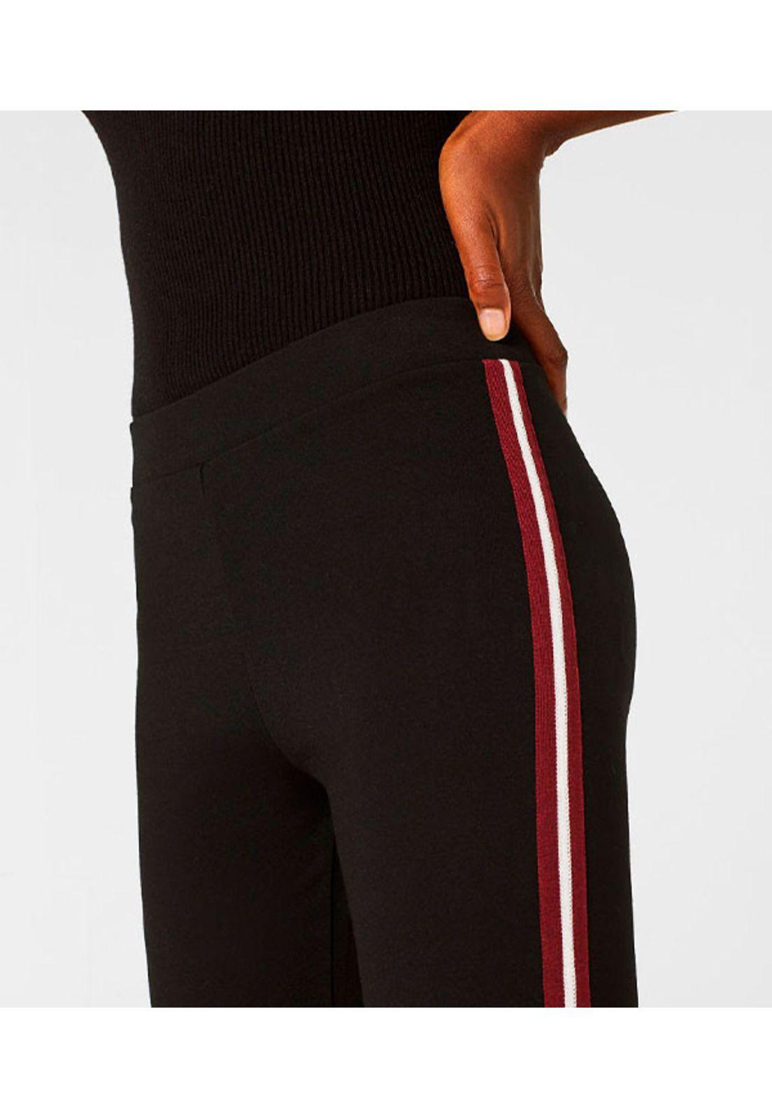 Leggings con rayas de estilo deportivo-5