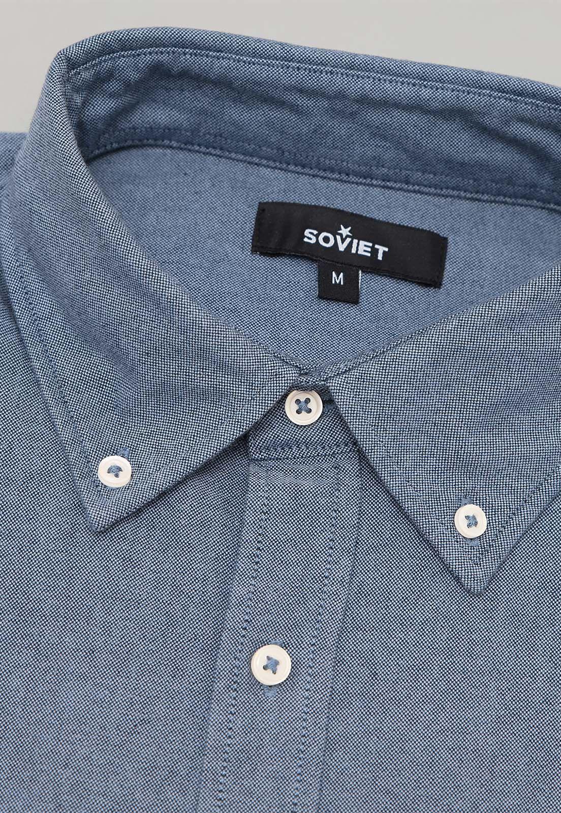 Camisa Oxford Manga Larga Soviet BISHF40NB-4