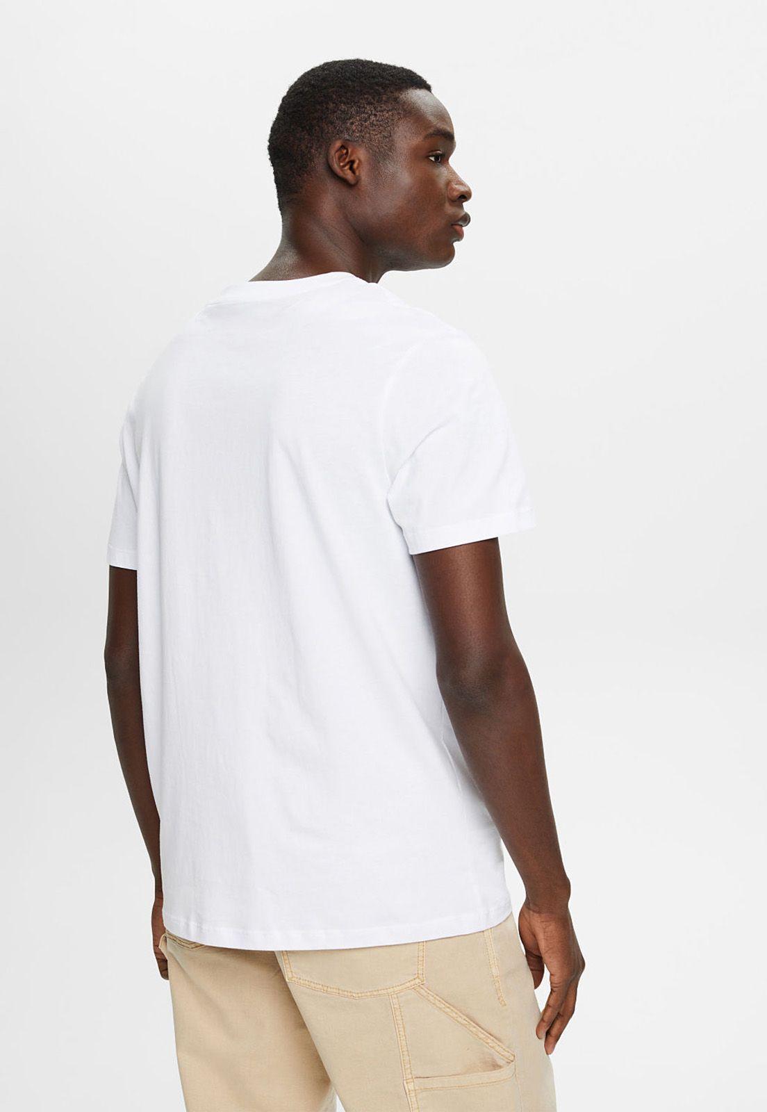 Polera Cubic Corte Holgado Hombre Esprit Naranja-1
