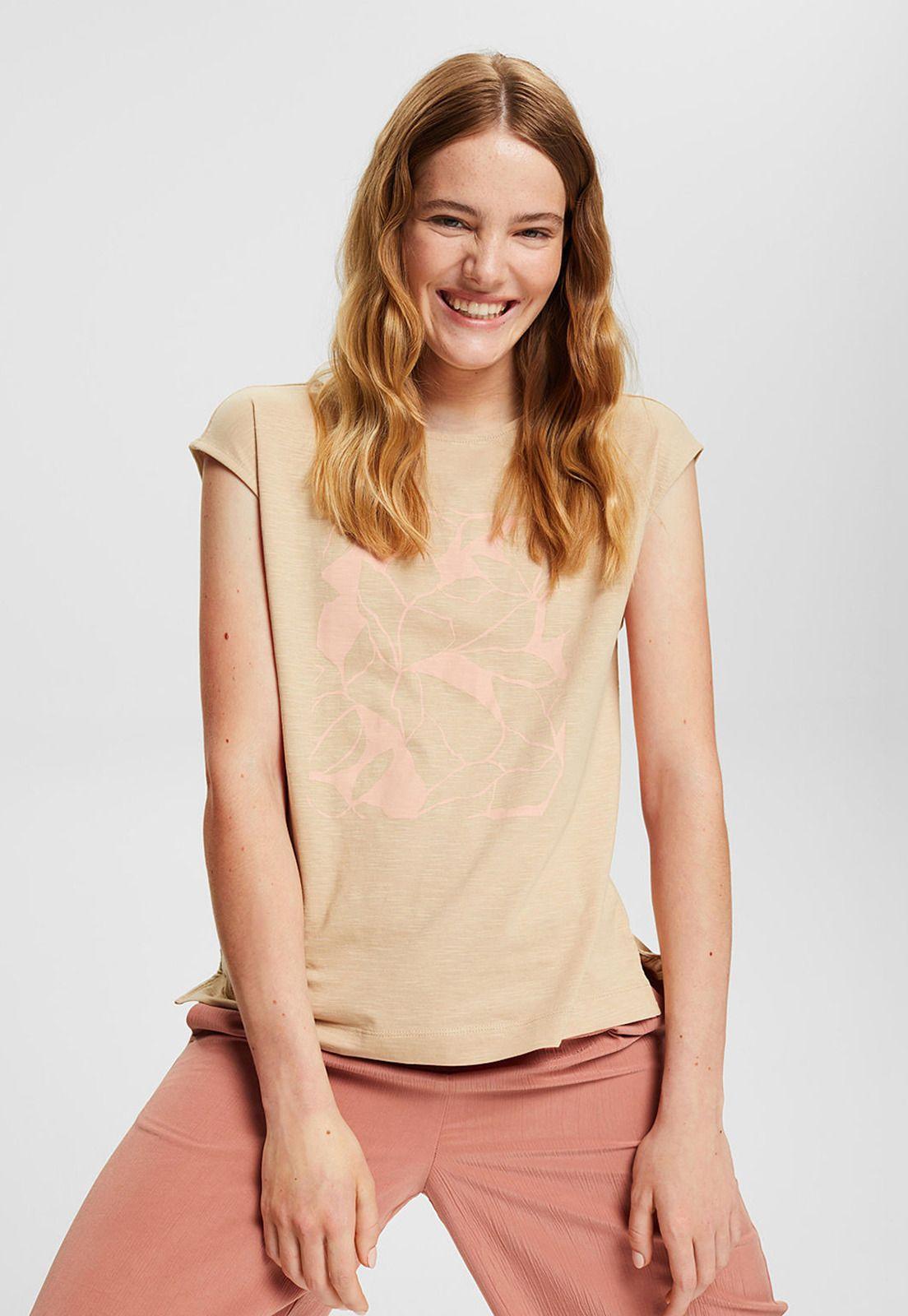 Polera Con Estampado Esprit-0