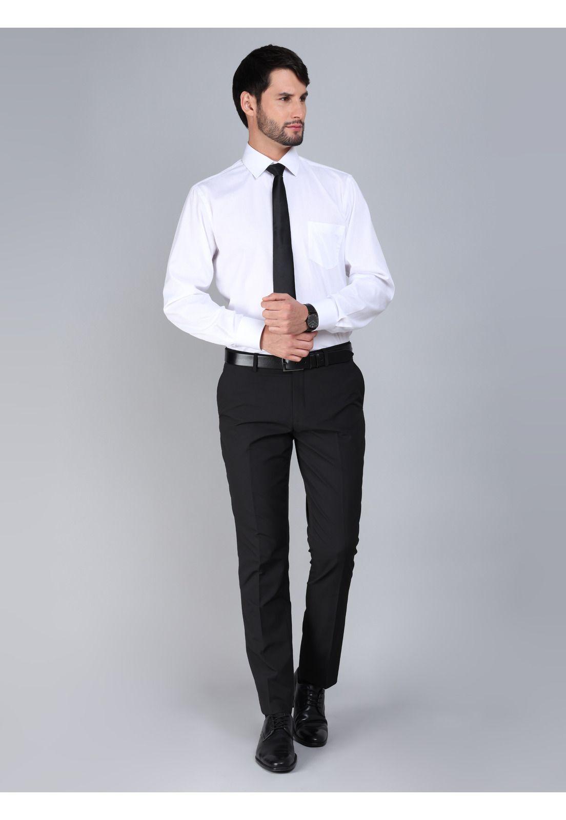 Camisa Formal Texturada Tailored Fit Blanco Arrow ARM0527BL-4