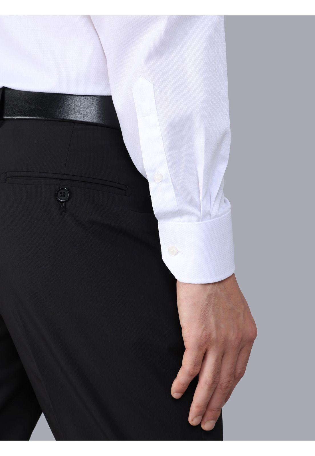 Camisa Formal Texturada Tailored Fit Blanco Arrow ARM0527BL-5