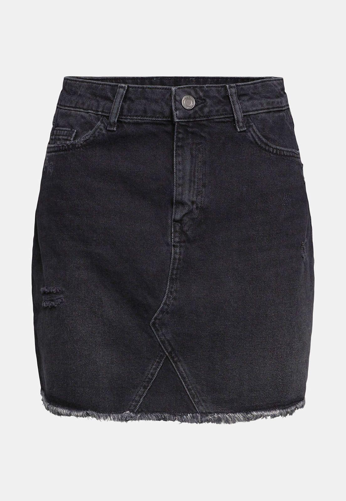 Minifalda De Mezclilla Mujer Esprit-3