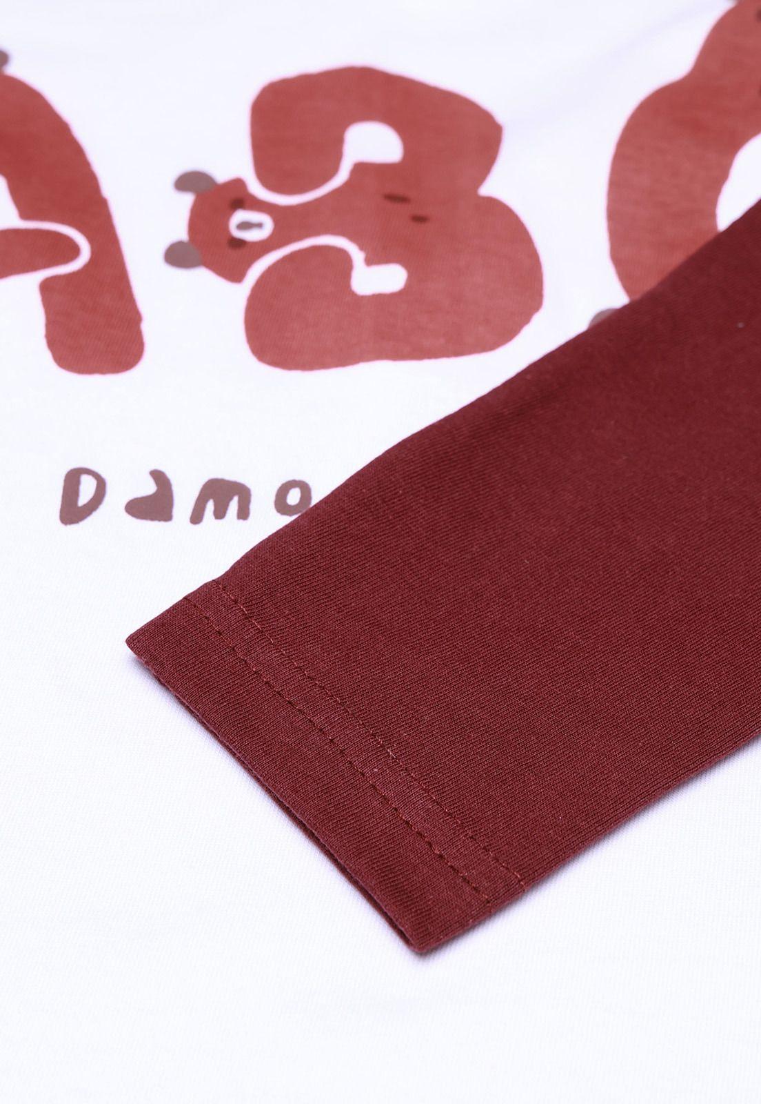 Polera Con Estampado Niño Osito PO2O001BL-3