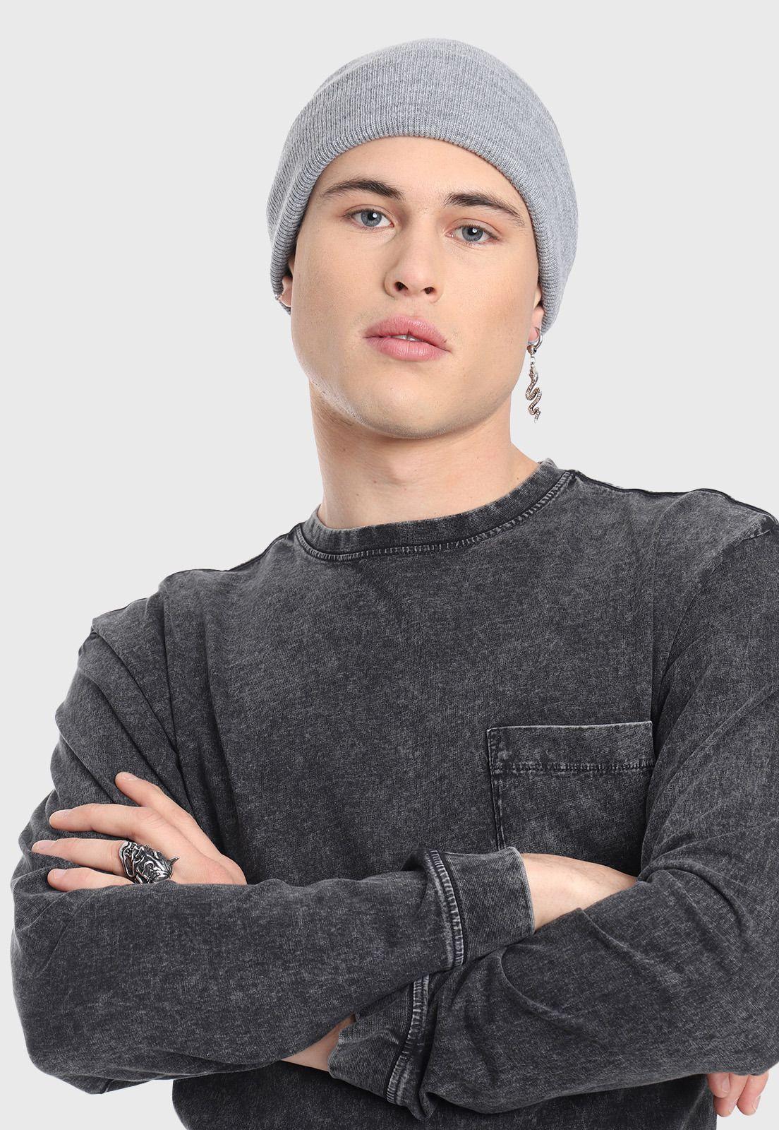 Polera Manga Larga Hombre Soviet SPO500WGR-2