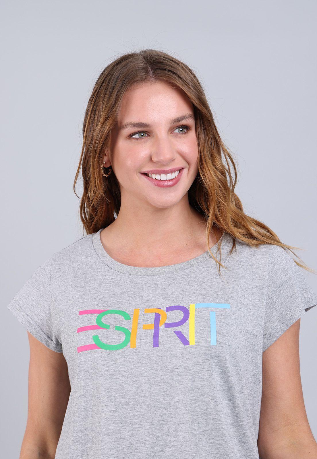 Polera Mujer Manga Corta Estampada Esprit-1