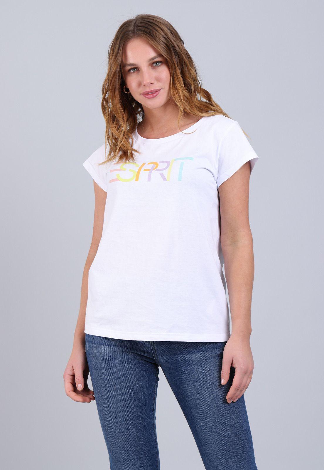 Polera Mujer Manga Corta Estampada Esprit-4