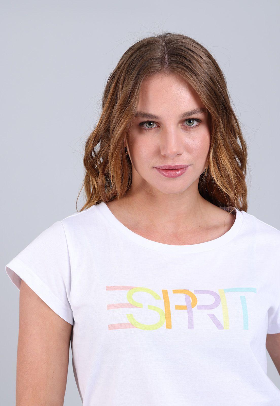Polera Mujer Manga Corta Estampada Esprit-5