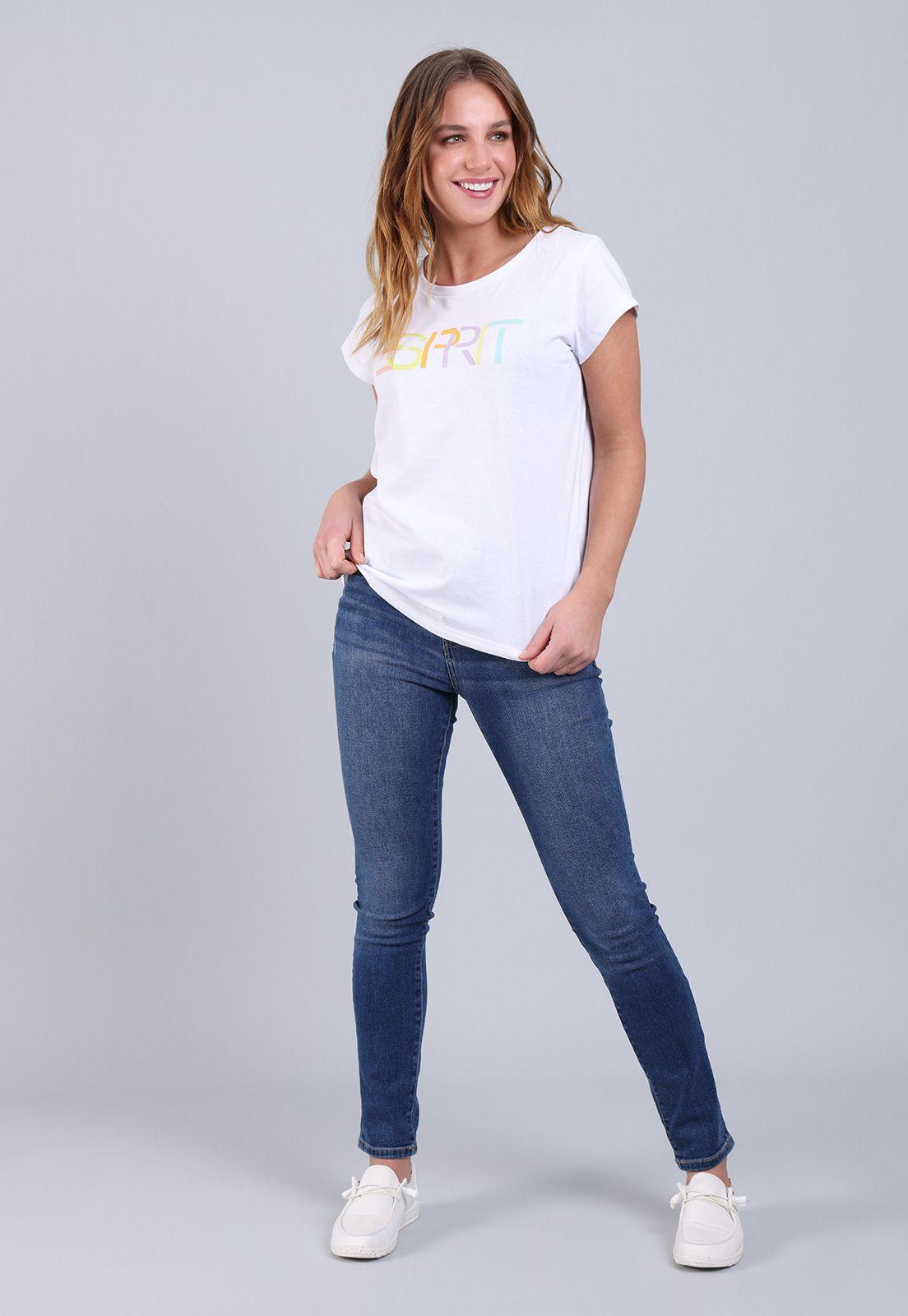 Polera Mujer Manga Corta Estampada Esprit-7