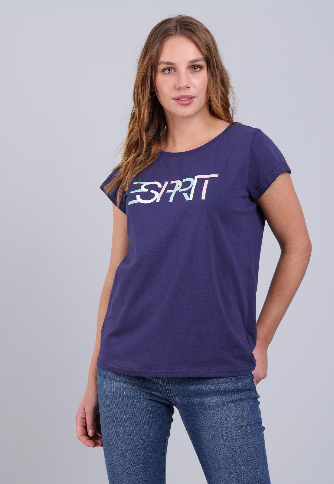 Polera Mujer Manga Corta Estampada Esprit-8