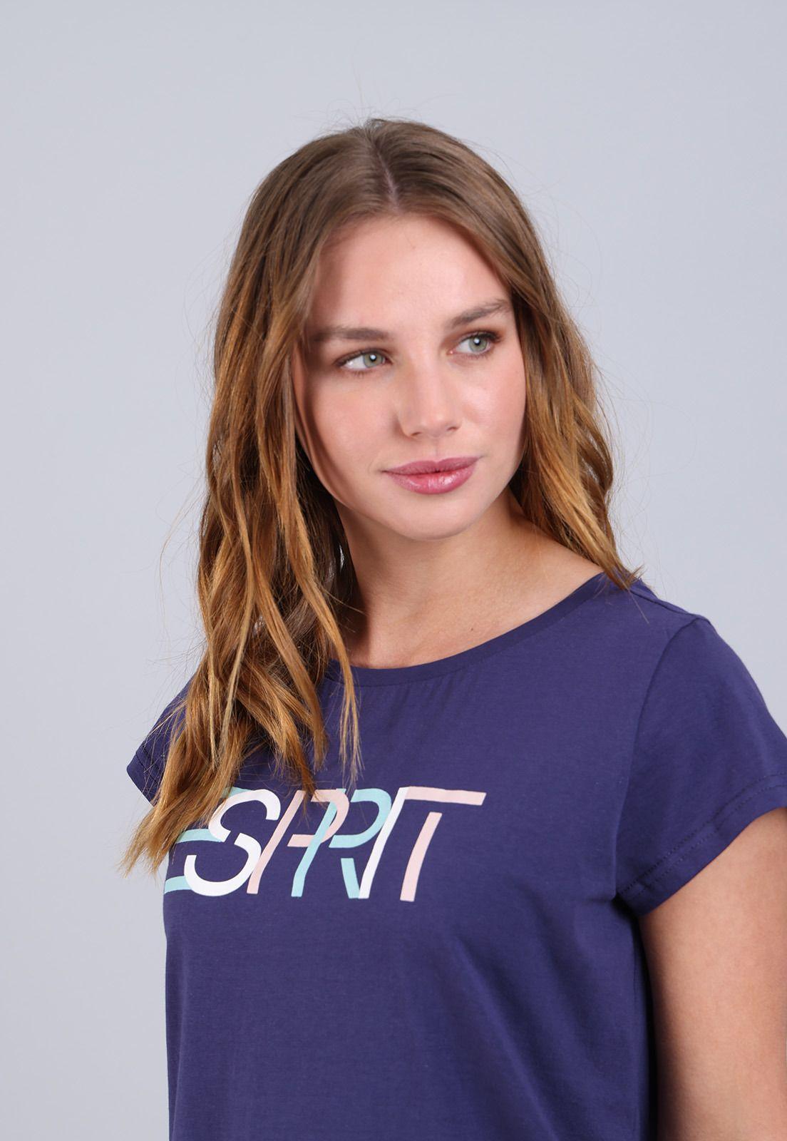 Polera Mujer Manga Corta Estampada Esprit-9