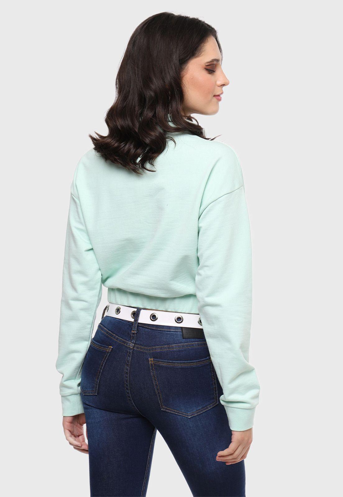 Polerón Cuello Mock Crop SVPL232AQ-1