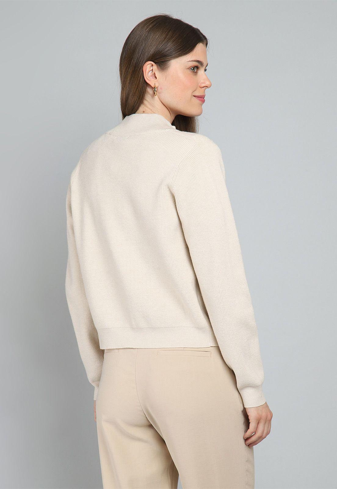 Cardigan Abotonado Cuello Alto Mujer Esprit M025153-1
