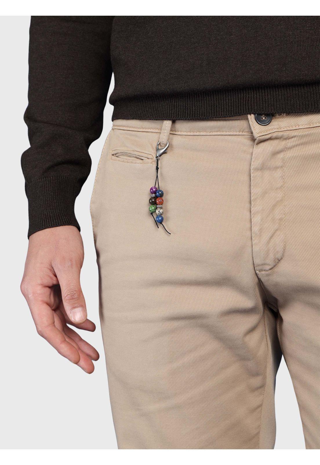 Pantalón Texturado Spandex Tailored Fit Beige Arrow PAI3320BE-2