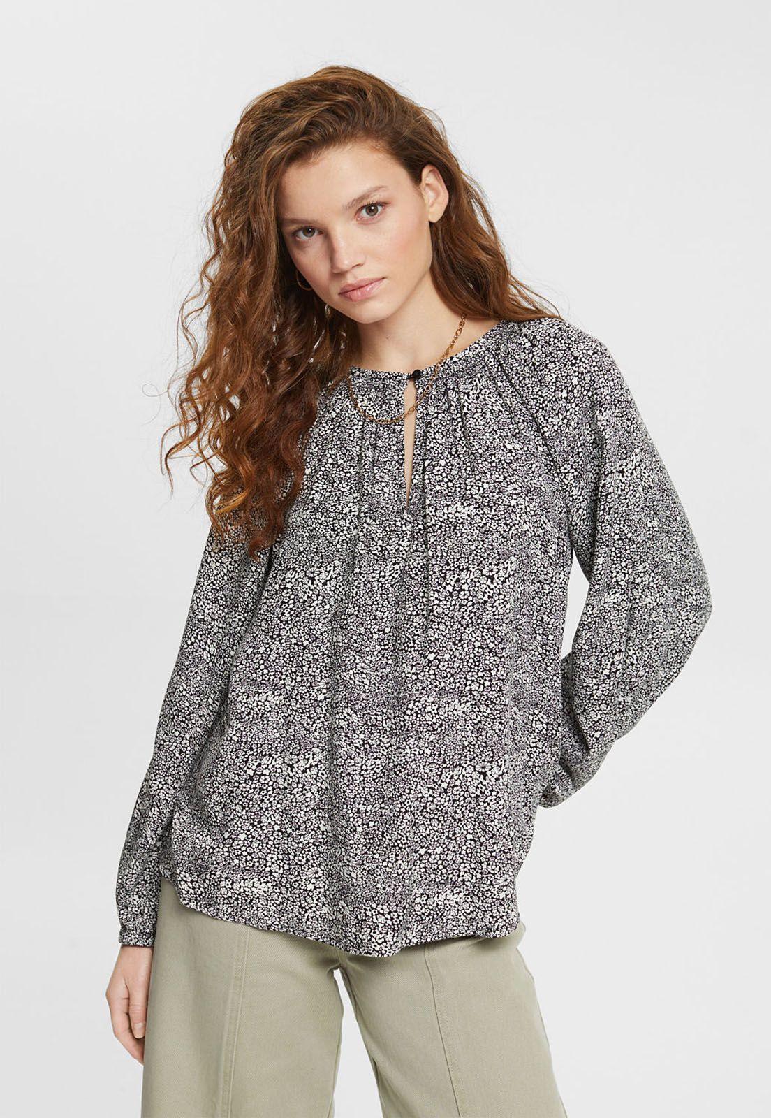 Blusa Cuello Redondo Mujer Esprit-0
