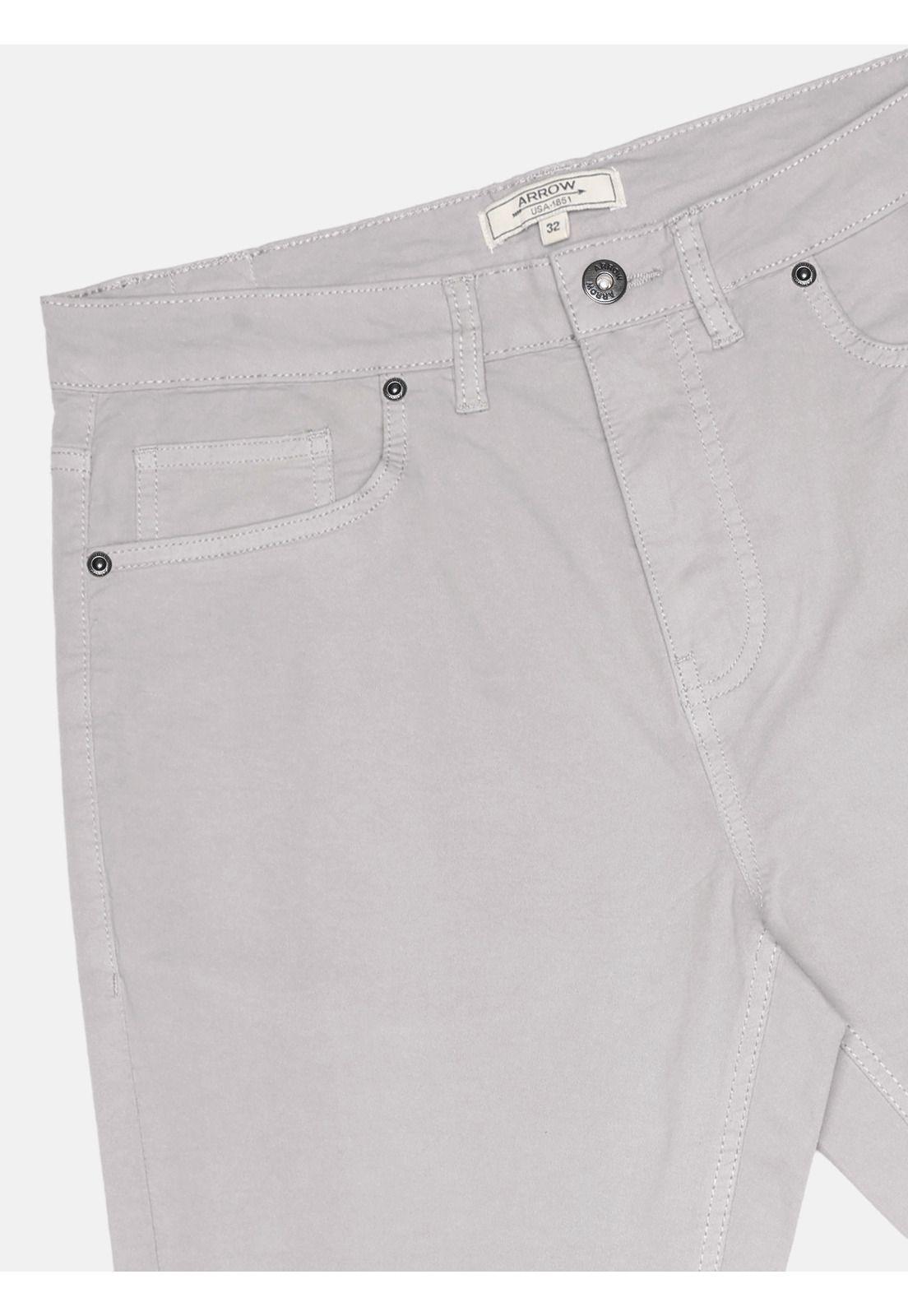 Pantalón 5 Pocket Spandex Regular Fit Gris Arrow PA34081GR-4