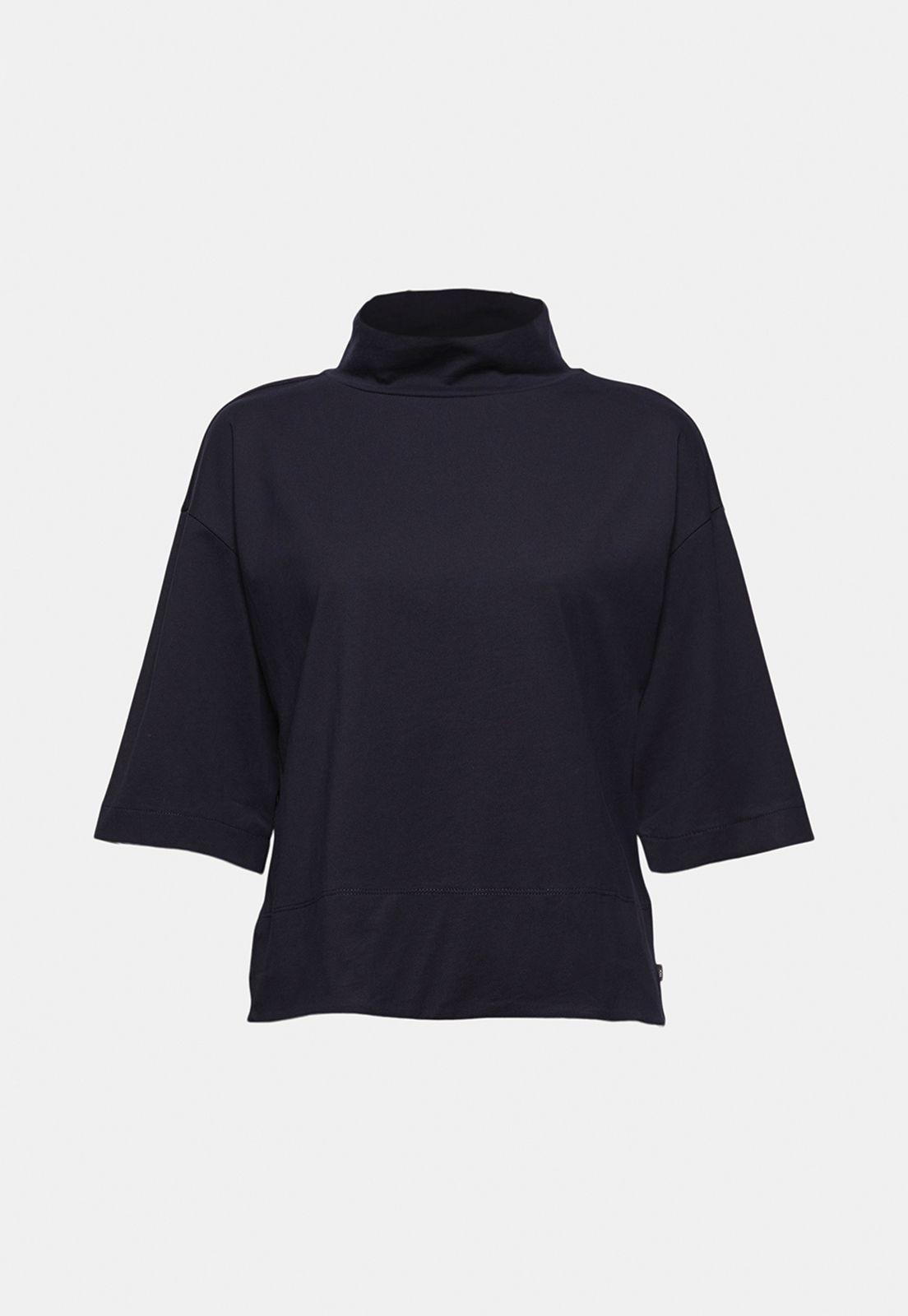 Polera Mujer Manga 3/4 Lisa Esprit Azul marino-3