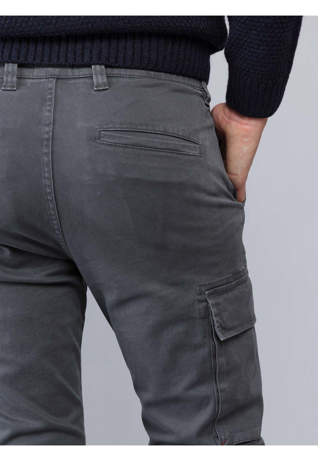 Jogger Cargo Spandex Regular Fit Gris Soviet SCIB083GR-4