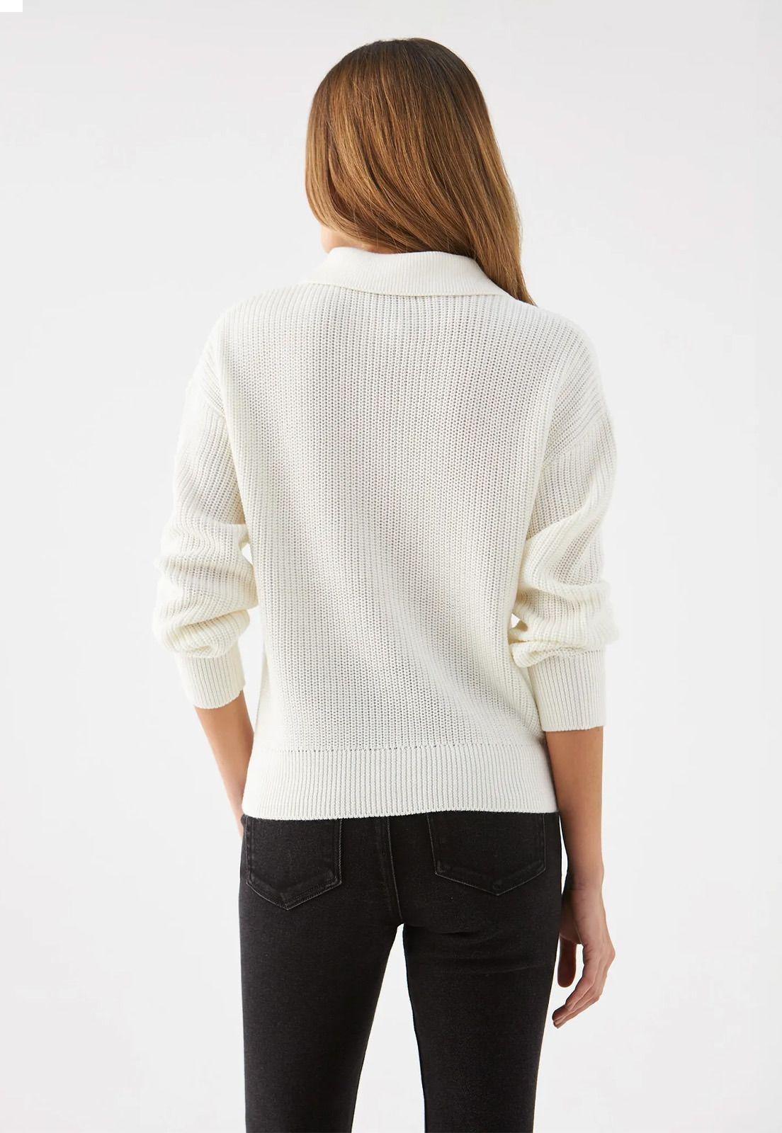 Sweater Cuello Camisero Mujer Esprit 469F206-1