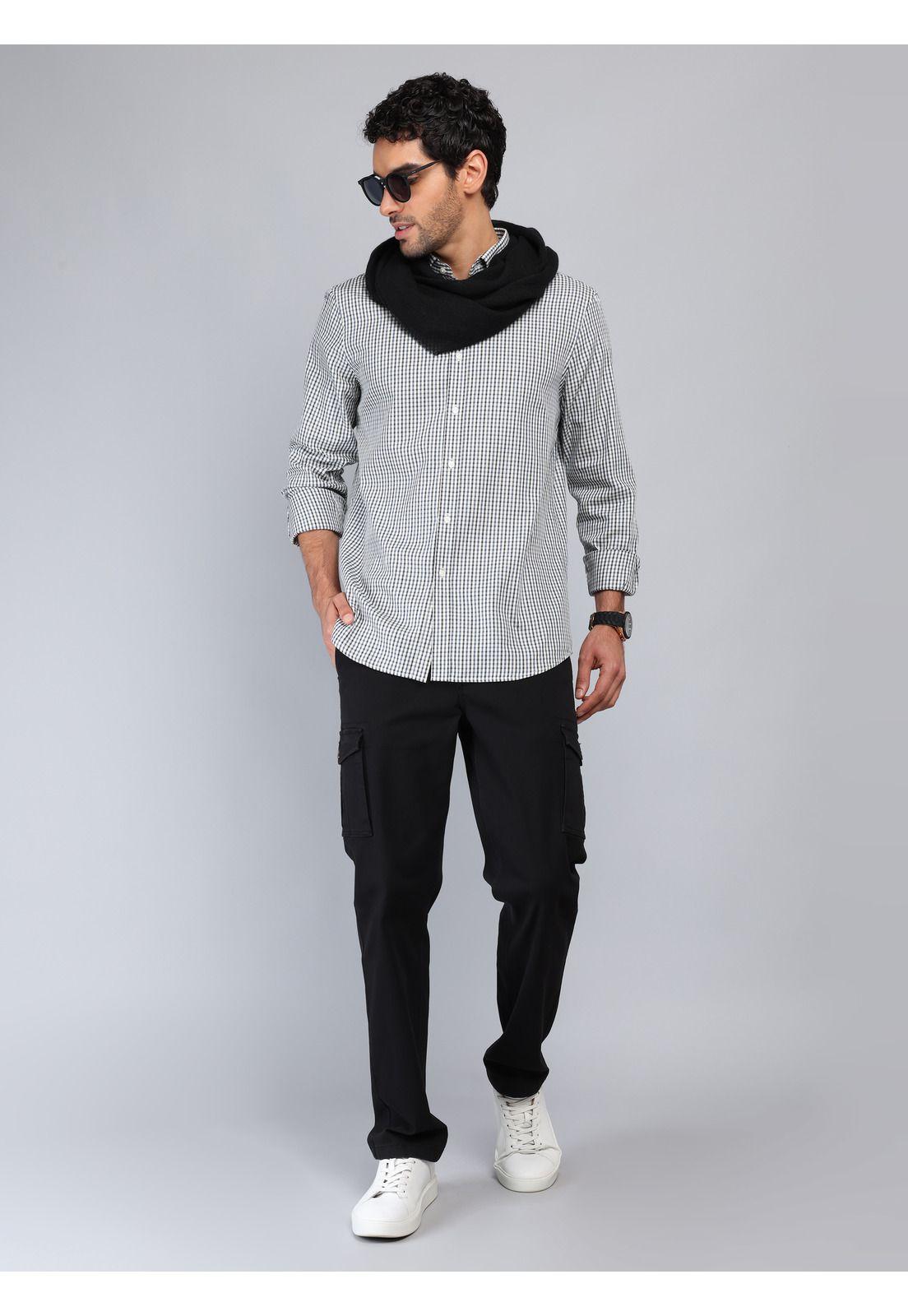 Camisa Cuadros Tailored Fit Azul Marino Piero Butti PBCIF07NB-3