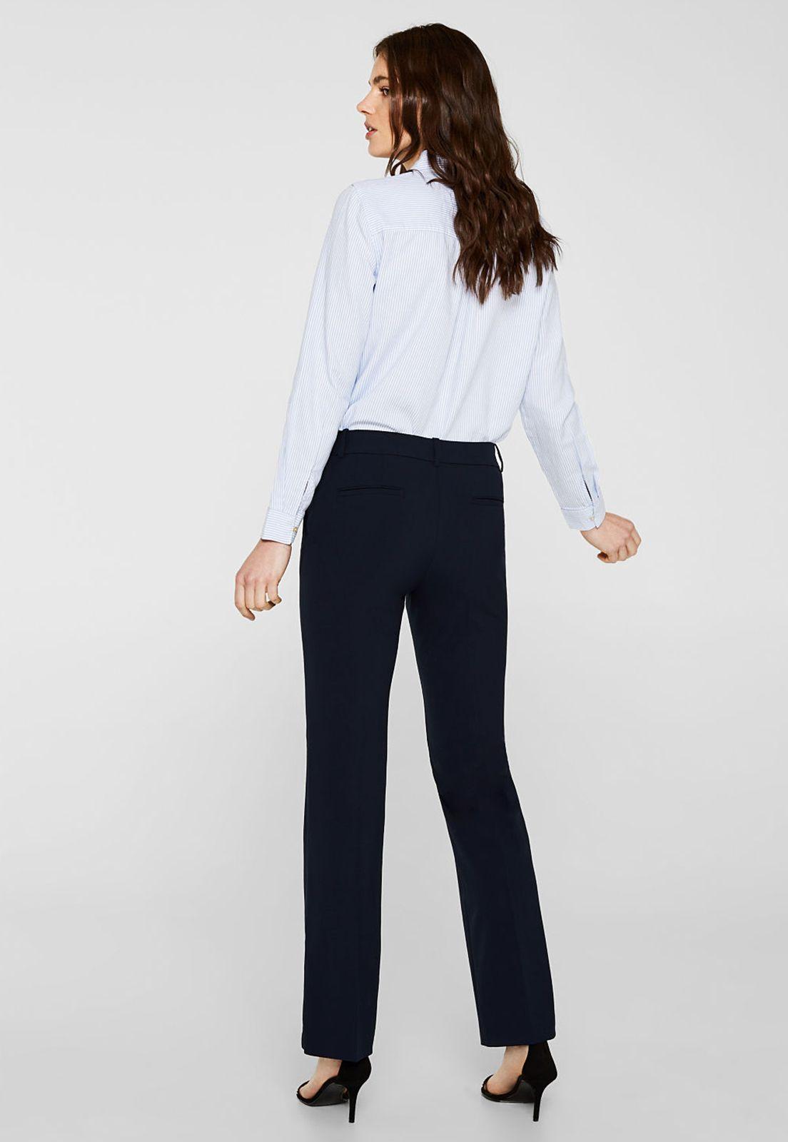 Pantalón Mujer Elástico Esprit Azul marino-1