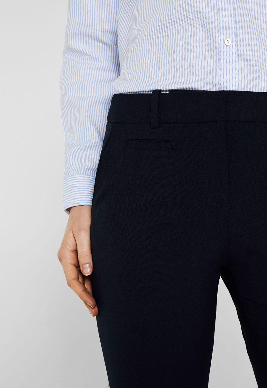 Pantalón Mujer Elástico Esprit Azul marino-2