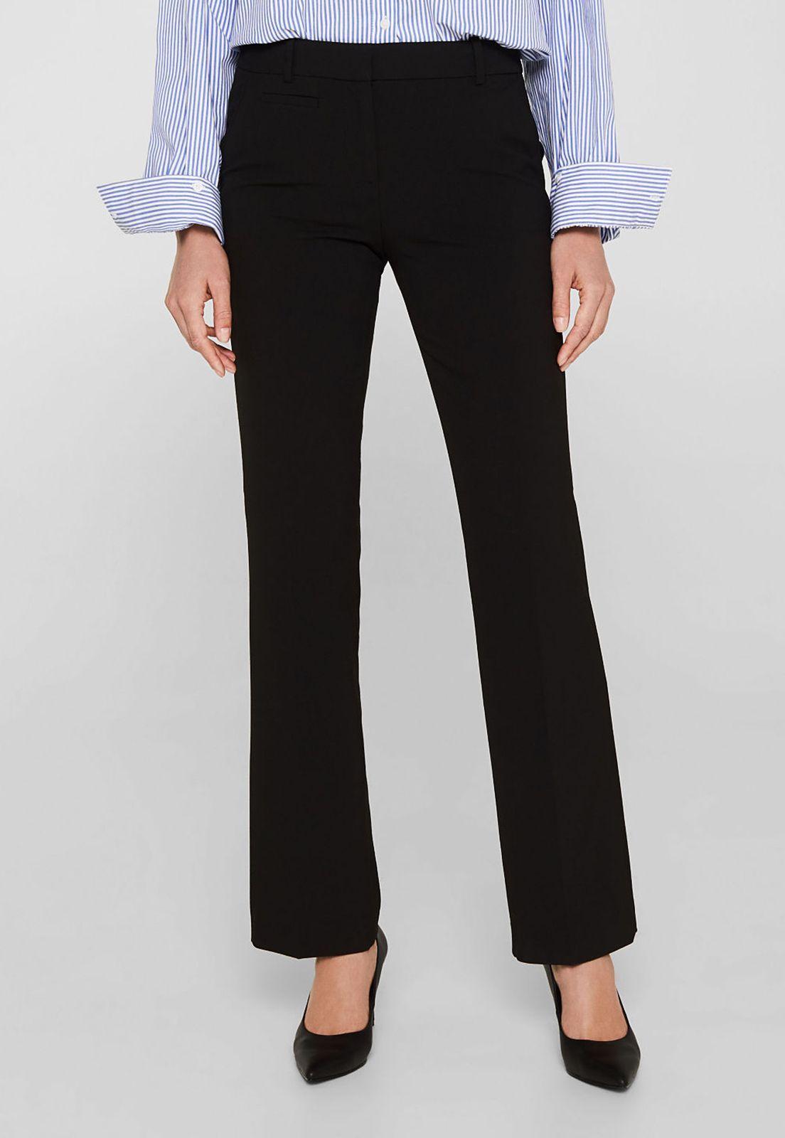 Pantalón Mujer Elástico Esprit Azul marino-0