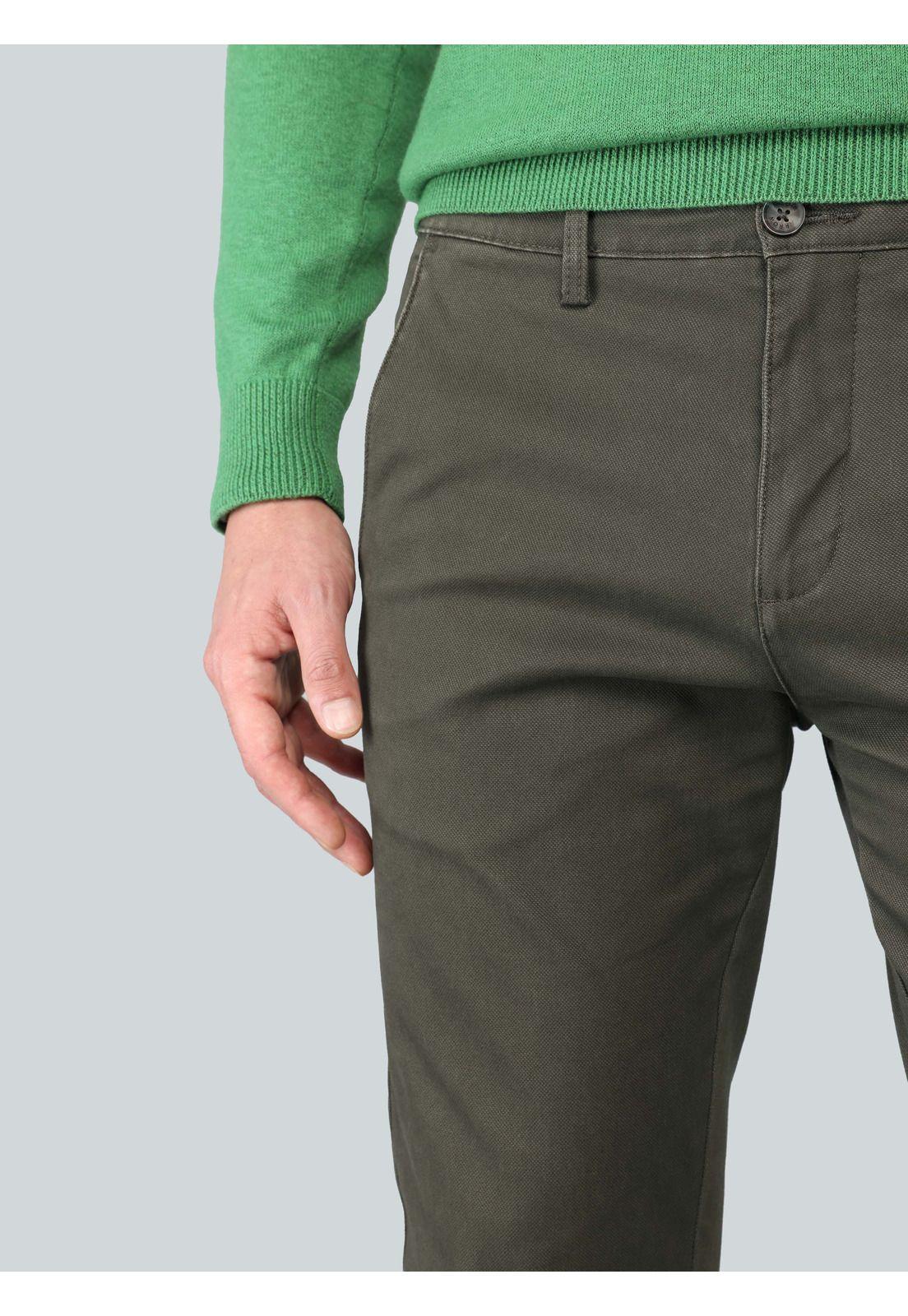 Pantalón Liso Spandex Regular Fit Oliva Arrow PA33033OL-2