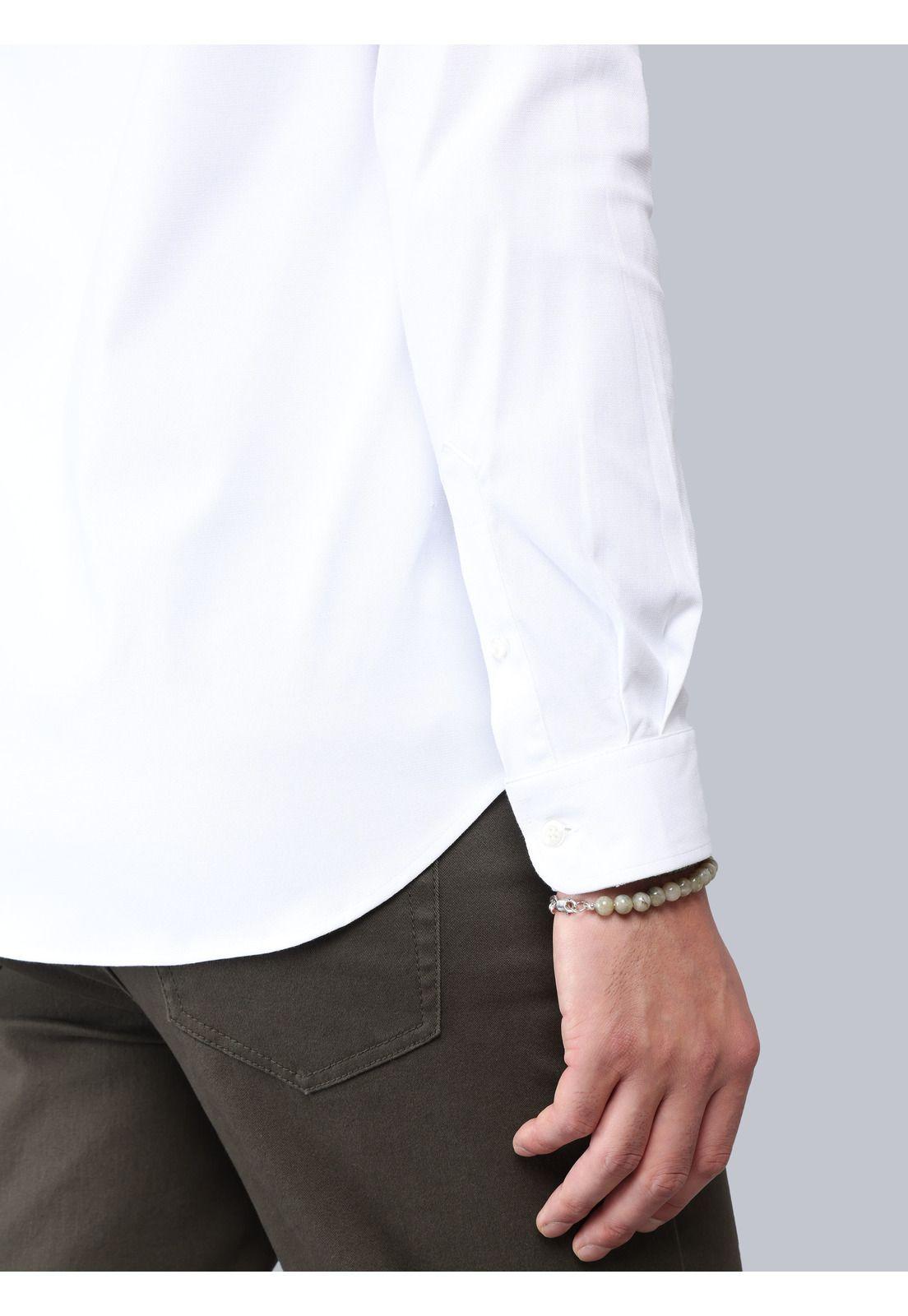 Camisa Lisa Regular Fit Blanco Arrow CM33068BL-5