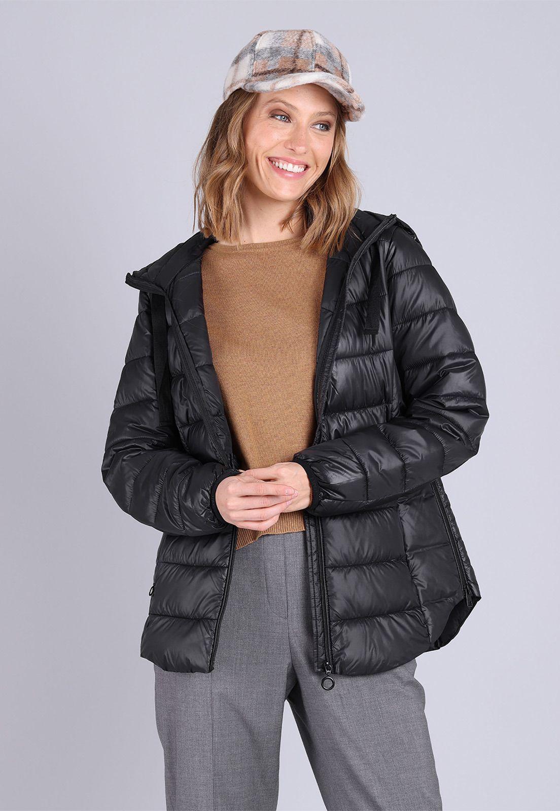 Parka Con Capucha Manga Larga Y Bolsillos Mujer Esprit-2