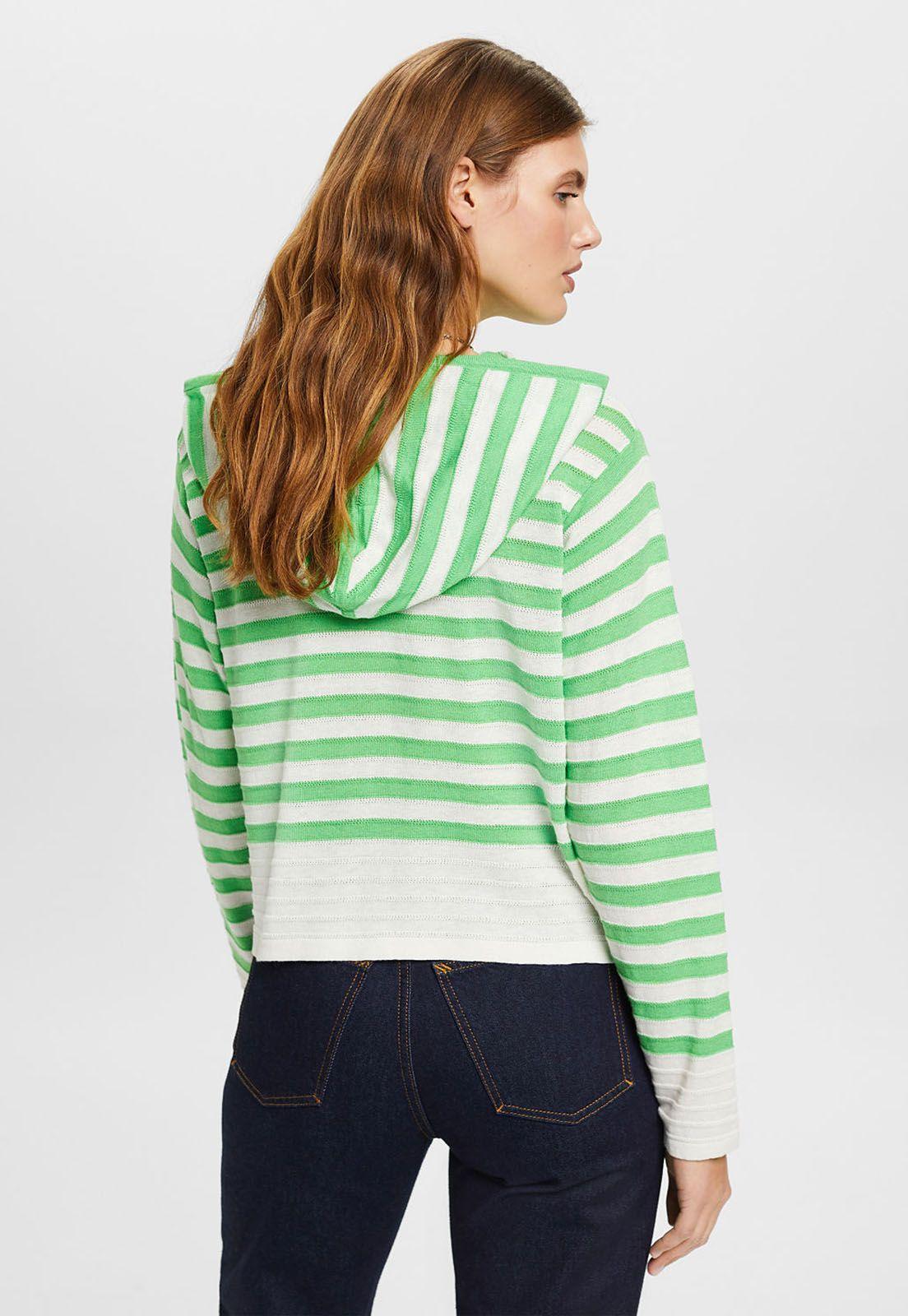 Sweater Con Capucha Y Cordón Mujer Esprit-1