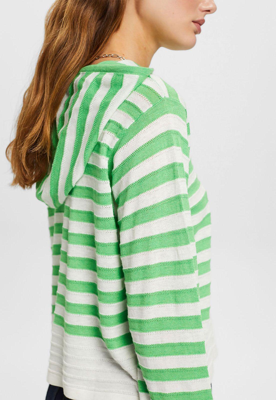 Sweater Con Capucha Y Cordón Mujer Esprit-2