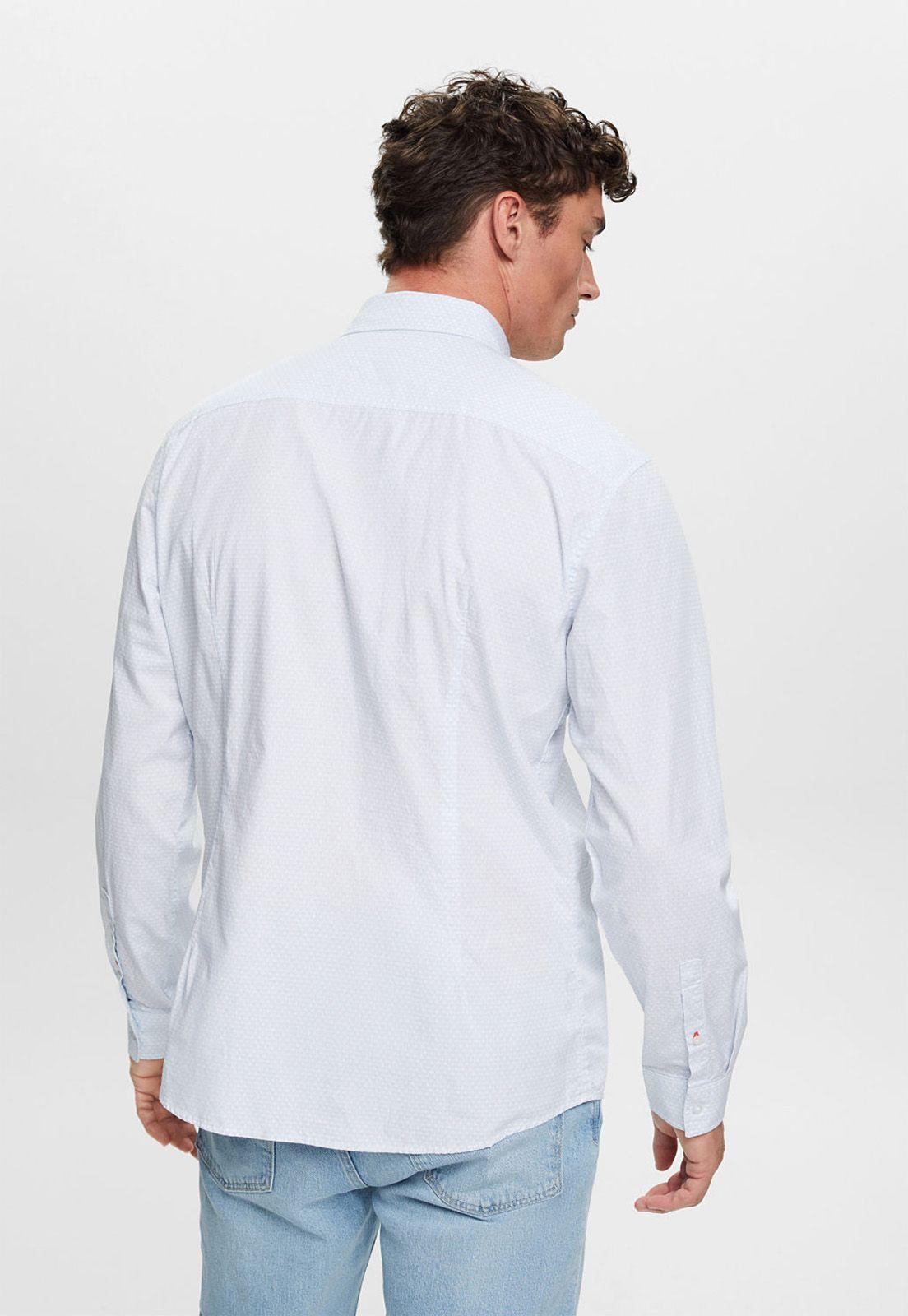 Camisa Formal Con Estampado Allover Hombre Esprit-1