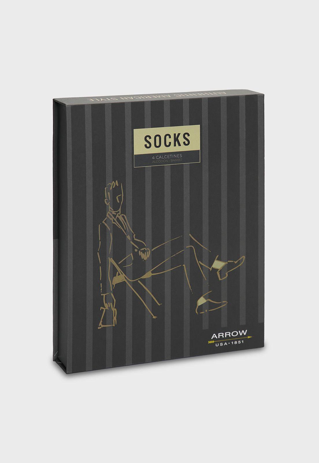 Caja Calcetines 4 Unidades Casual Arrow-6