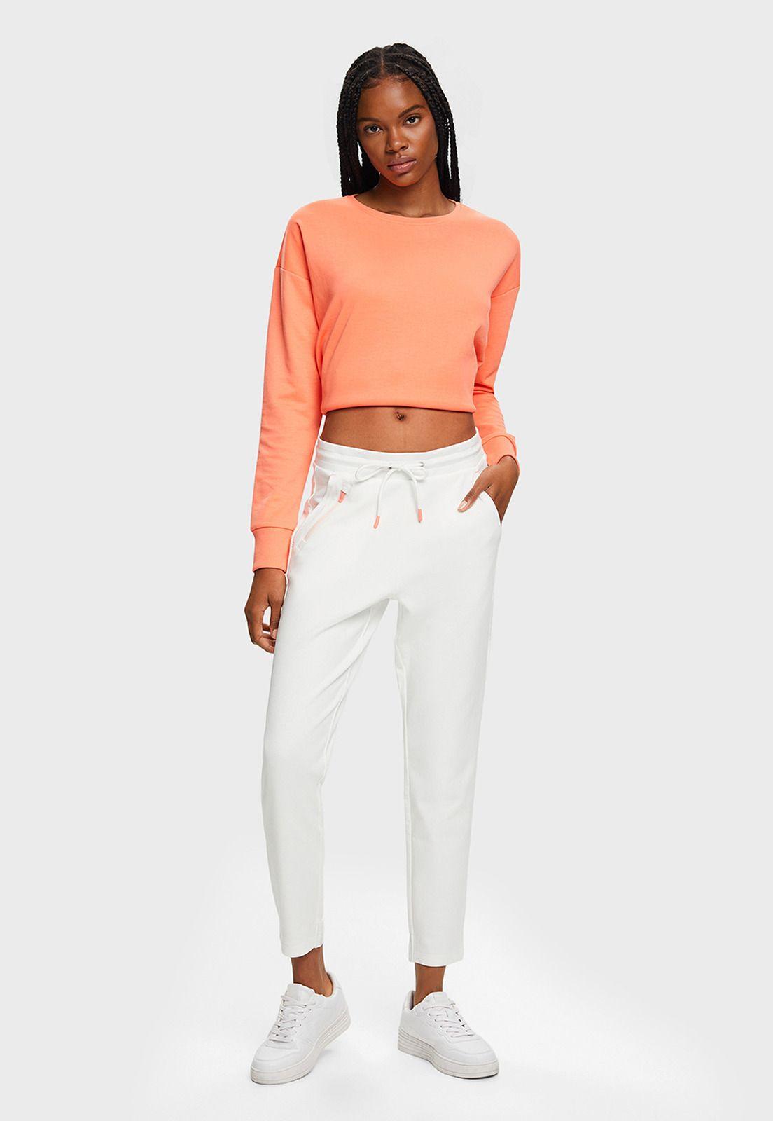 Pantalón De Buzo Deportivo Ajuste Con Cordón Mujer Esprit-0