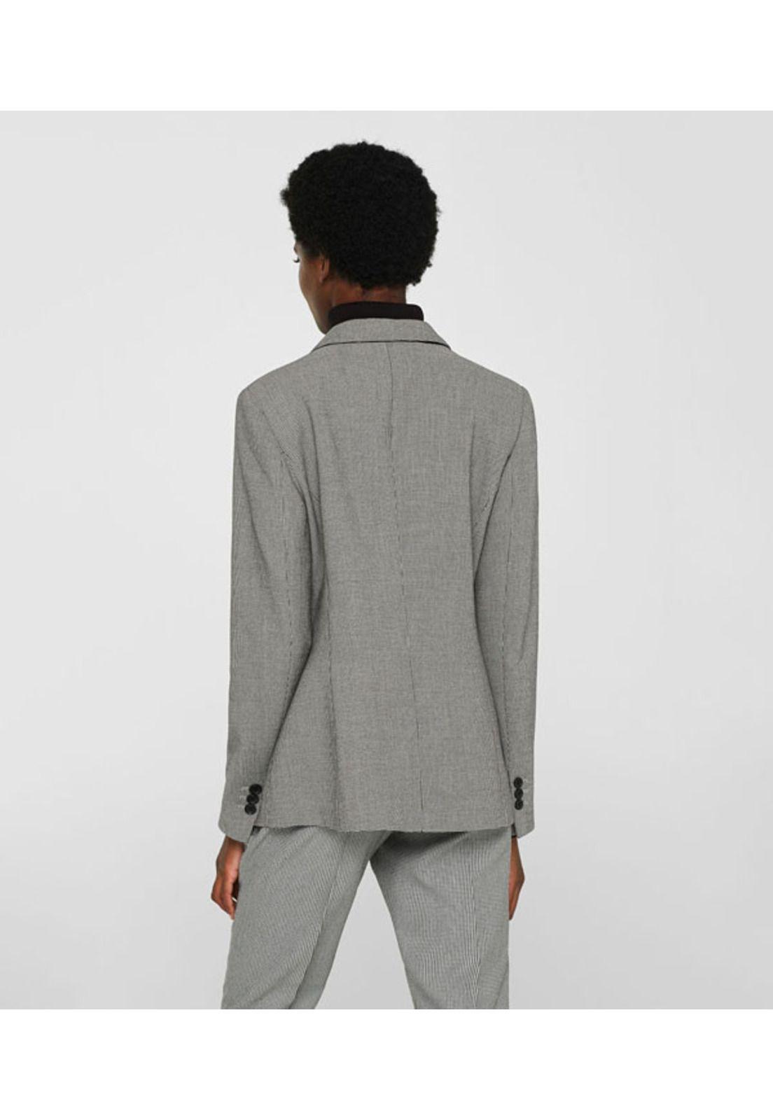 Blazer con diseño de pata de gallo-6