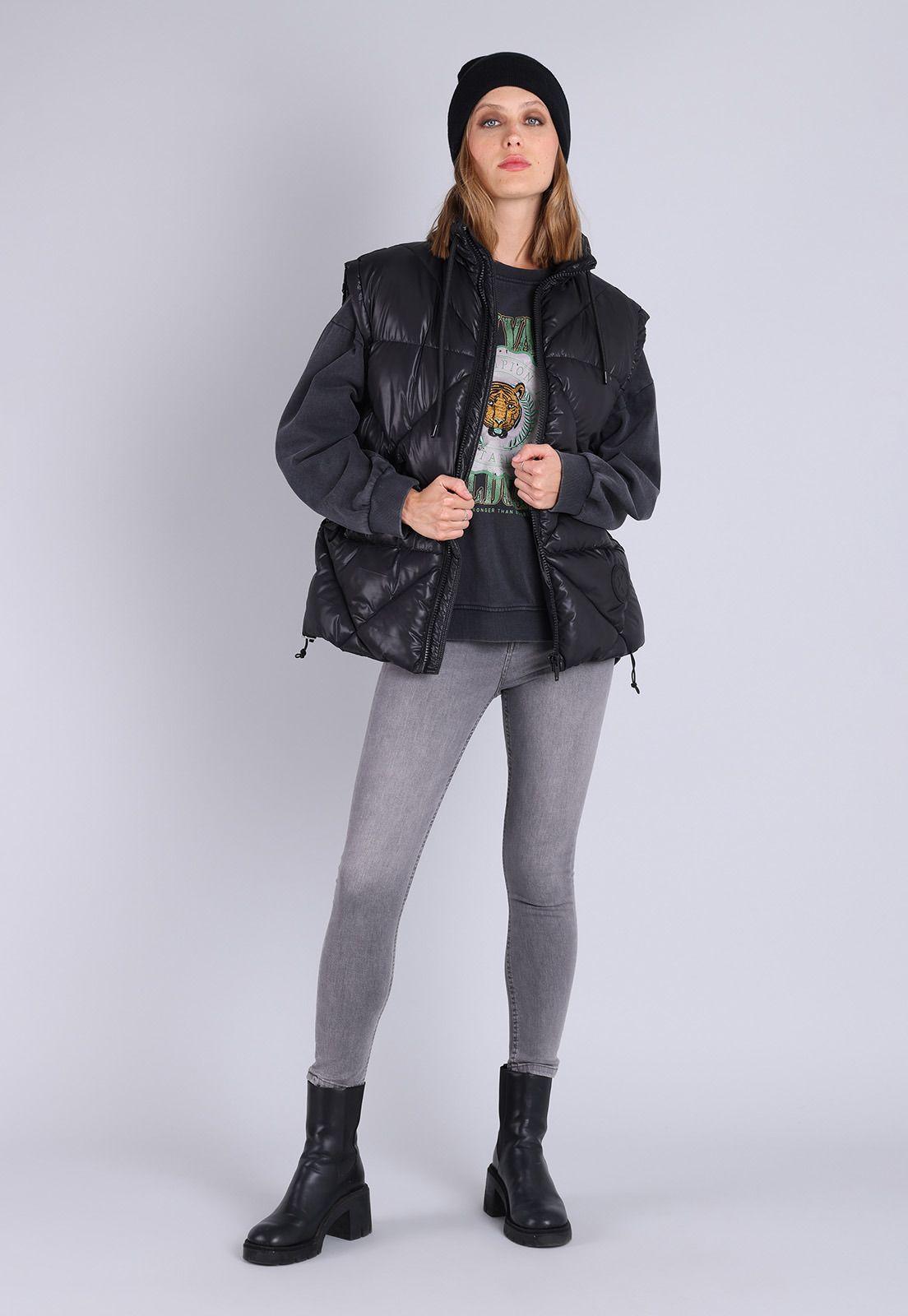 Parka Sin Mangas Mujer Soviet AISMG05NE-3