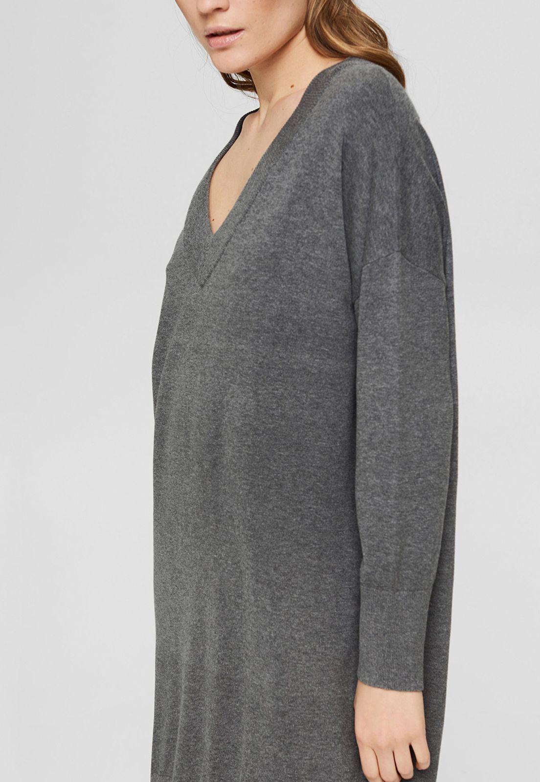 Vestido de punto oversize Esprit-0