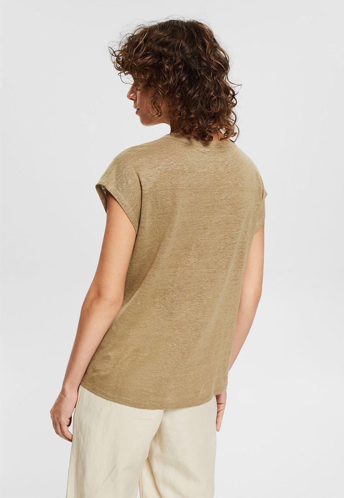 Polera De Lino Esprit-1