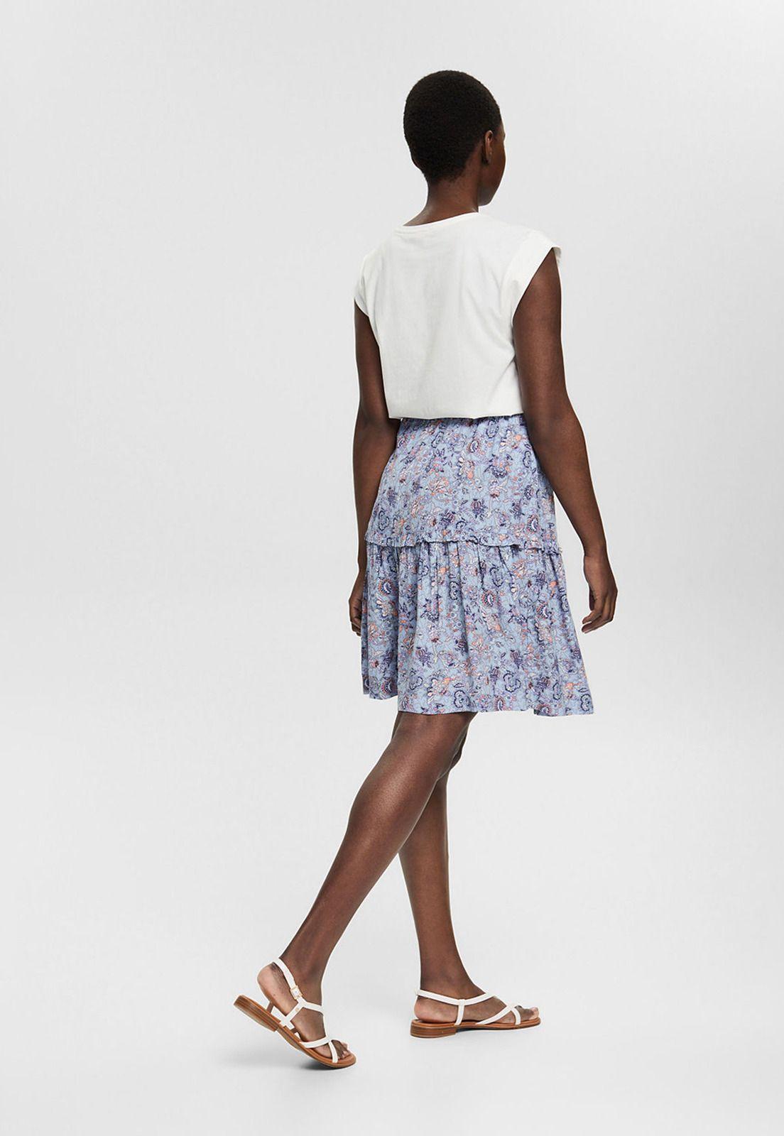 Minifalda Estampada Esprit-1